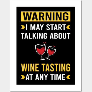 Warning Wine Tasting Posters and Art